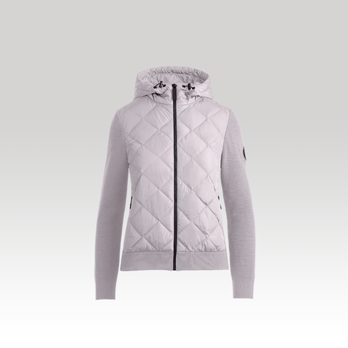 HyBridgeÂ® Quilted Knit Hoody Black Label (Women, , M) - Canada Goose - Modalova