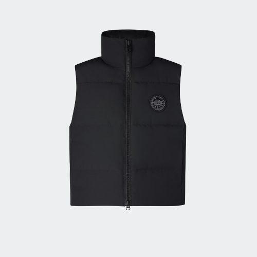 Kurze Grandview Weste mit schwarzem Label (Weiblich, , XS) - Canada Goose - Modalova