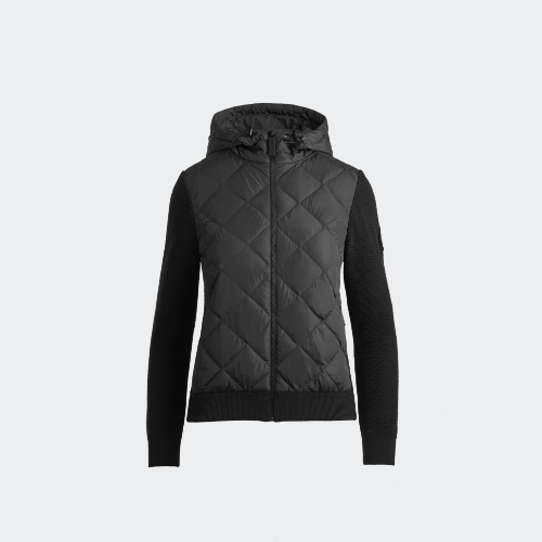 HyBridge® Steppstrick-Kapuzenjacke mit Label (Weiblich, , XS) - Canada Goose - Modalova