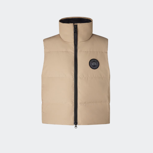 Grandview Cropped Vest Black Label (Women, , M) - Canada Goose - Modalova