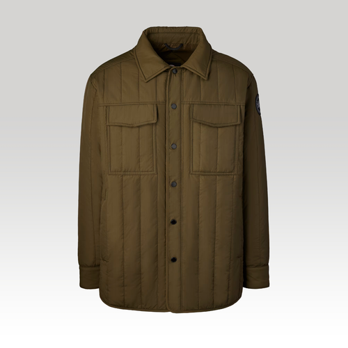 Carlyle Quilted Shirt Jacket Black Label (Men, , L) - Canada Goose - Modalova