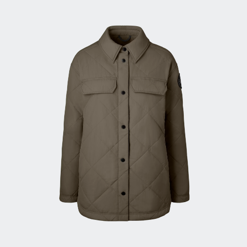 Giacca-camicia trapuntata Albany Black Label (Donna, , S) - Canada Goose - Modalova