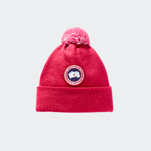 Toque con pon pon in lana merino da bambino (Bambino, , TAGLIA UNICA) - Canada Goose - Modalova