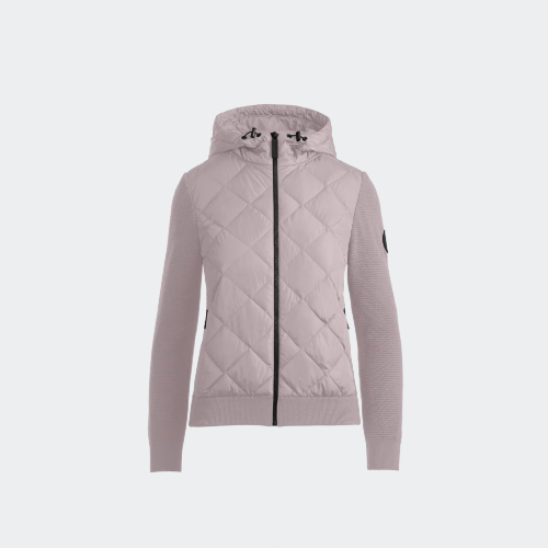 HyBridge® Quilted Knit Hoody Black Label (Women, , L) - Canada Goose - Modalova