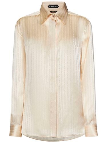 Whitney Striped Fluid Shirt - Tom Ford - Modalova