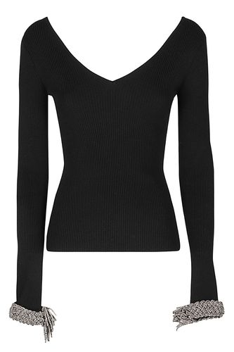 Knit Top With Crystal - Giuseppe di Morabito - Modalova