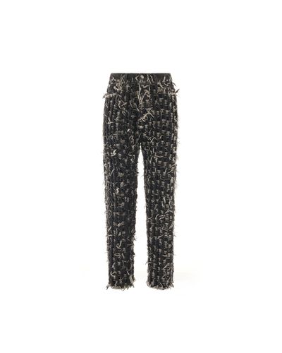 John Richmond Fringed Jeans - John Richmond - Modalova