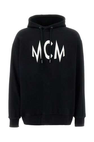 MCM Black Cotton Sweatshirt - MCM - Modalova