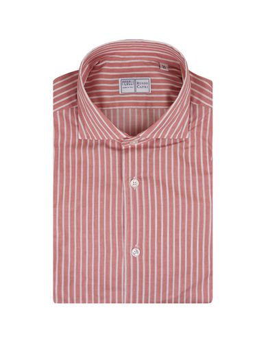 Striped Panamino Sean Shirt - Fedeli - Modalova