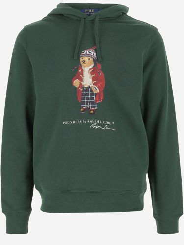 Cotton Blend Hoodie With Polo Bear - Polo Ralph Lauren - Modalova