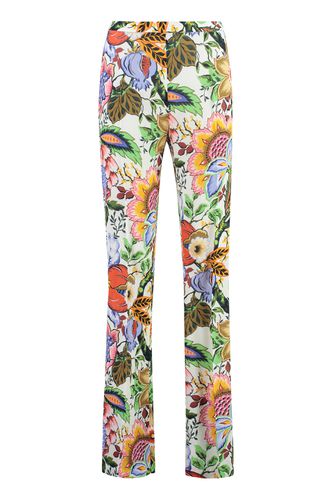 Etro Printed Wide-leg Trousers - Etro - Modalova