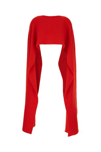 Quira Red Wool Poncho - Quira - Modalova