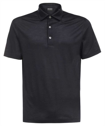 Zegna Short Sleeve Polo Shirt - Zegna - Modalova