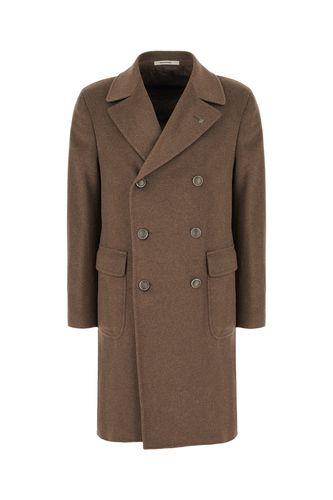 Tagliatore Brown Cashmere Coat - Tagliatore - Modalova