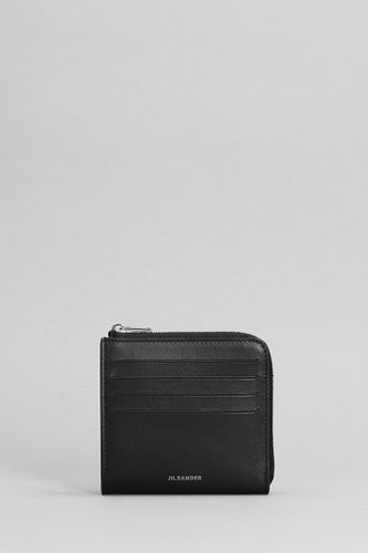 Jil Sander Wallet In Black Leather - Jil Sander - Modalova