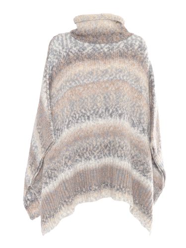 Kangra Printed Turtleneck Cape - Kangra - Modalova