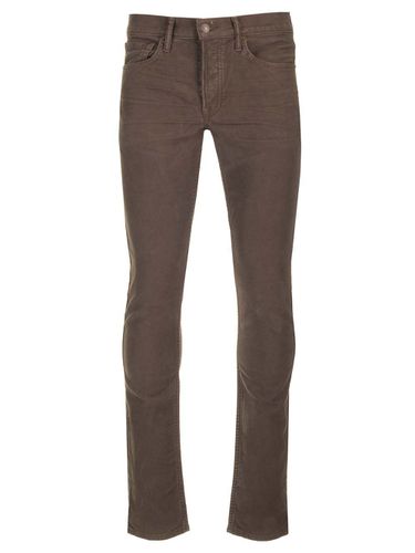 Moleskin Slim Fit Denim Chocolate - Tom Ford - Modalova