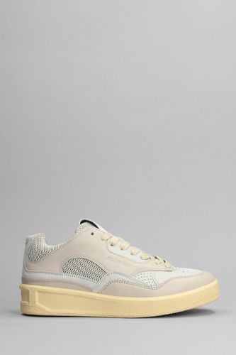 Grey Canvas And Rubber Basket Sneakers - Jil Sander - Modalova