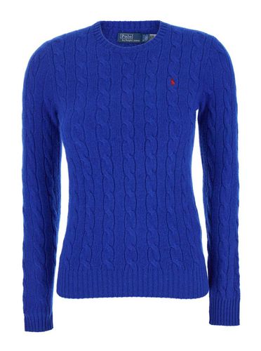 Pony Embroidered Cable-knit Jumper - Polo Ralph Lauren - Modalova