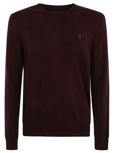 Logo Embroidery Rib Trim Sweater - Ralph Lauren - Modalova