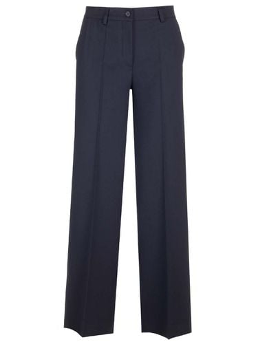 Parosh Blue Wool Trousers - Parosh - Modalova