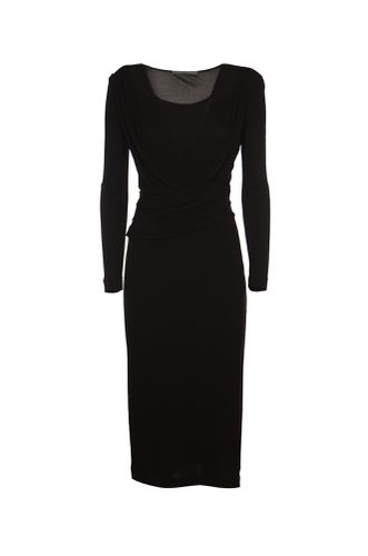 Long-sleeved Long Dress - Alberta Ferretti - Modalova