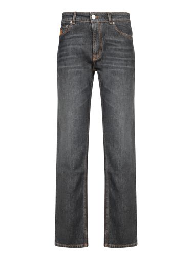 Logo Embroidered Mid-rise Jeans - Etro - Modalova