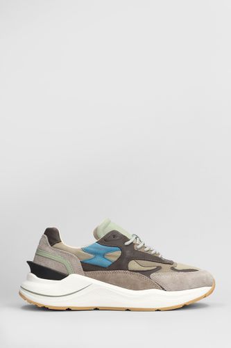 D. A.T. E. Fuga Sneakers In Suede And Fabric - D.A.T.E. - Modalova