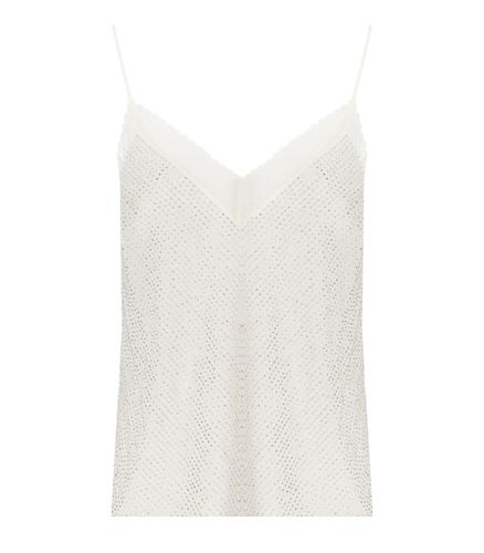 Embroidered Georgette Top - Elisabetta Franchi - Modalova