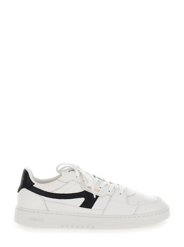 Dice-a White Low Top Sneakers With Laminated Logo In Leather Man - Axel Arigato - Modalova