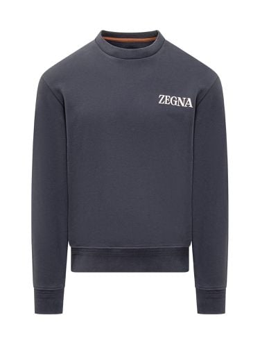 Zegna Sweatshirt With Logo - Zegna - Modalova