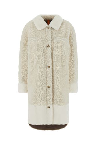 Hugo Boss Ivory Polyester Coat - Hugo Boss - Modalova