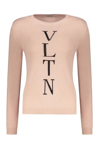 Long Sleeve Crew-neck Sweater - Valentino - Modalova