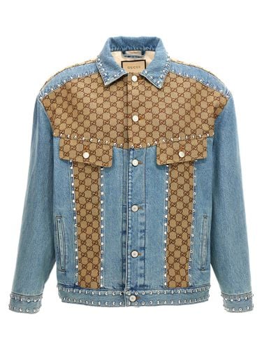 Gucci gg Insert Denim Jacket - Gucci - Modalova