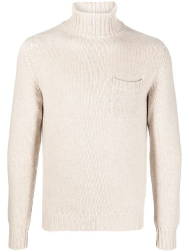 Beige Wool-cashmere Blend Jumper Sweater - Fedeli - Modalova