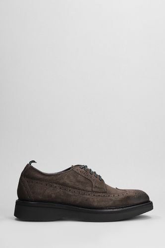 Lace Up Shoes In Suede - Green George - Modalova