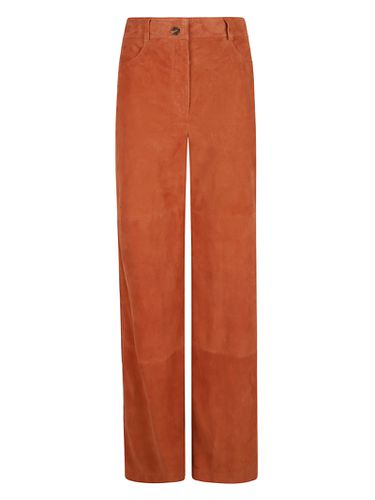 Straight Leg High-waist Trousers - Alberta Ferretti - Modalova