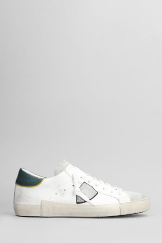 Prsx Low Sneakers In Suede And Leather - Philippe Model - Modalova