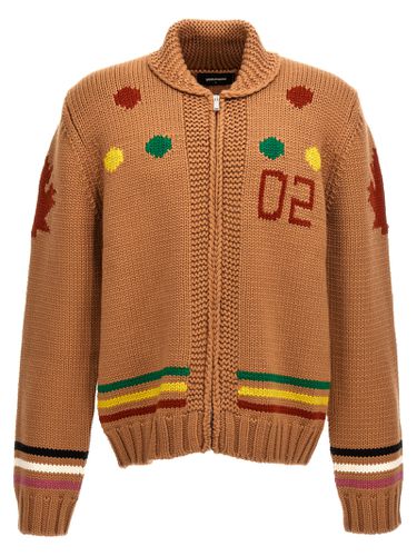 Dsquared2 Jacquard Cardigan - Dsquared2 - Modalova