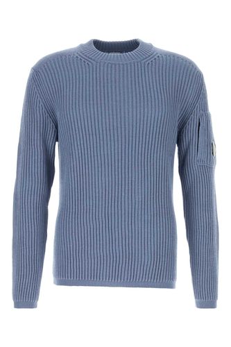 C. P. Company Cerulean Blue Wool Blend Sweater - C.P. Company - Modalova