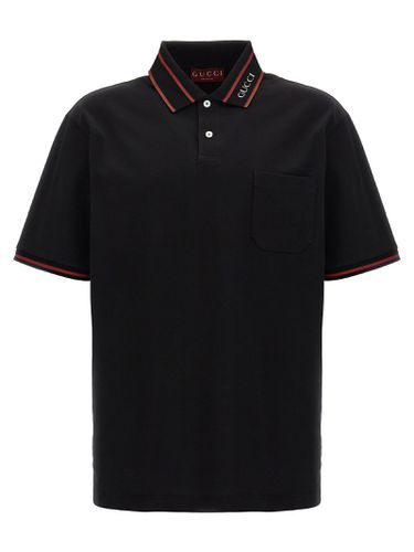 Gucci logo Polo Shirt - Gucci - Modalova