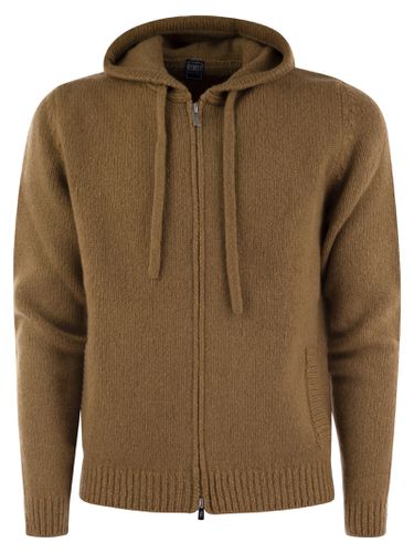 Pure Cashmere Hooded Cardigan - Fedeli - Modalova