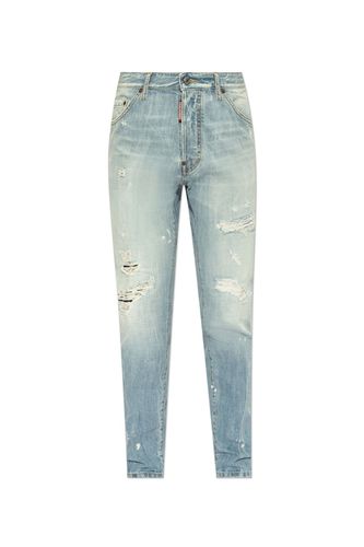 Distressed Straight-leg Jeans - Dsquared2 - Modalova