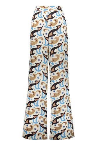 Etro Printed Silk Pants - Etro - Modalova