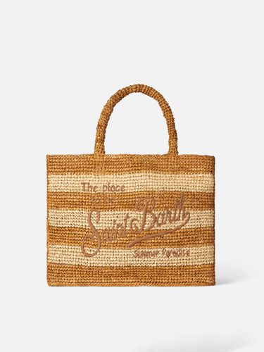 Vanity Raffia Shoulder Bag With Saint Barth Embroidery - MC2 Saint Barth - Modalova