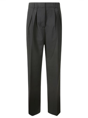 Wide Leg Double Pleated Trousers - Róhe - Modalova