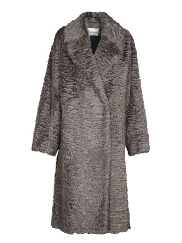 STAND STUDIO Grey Faux Fur Coat - STAND STUDIO - Modalova