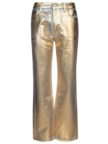 Paco Rabanne Metallic Denim Jeans - Paco Rabanne - Modalova