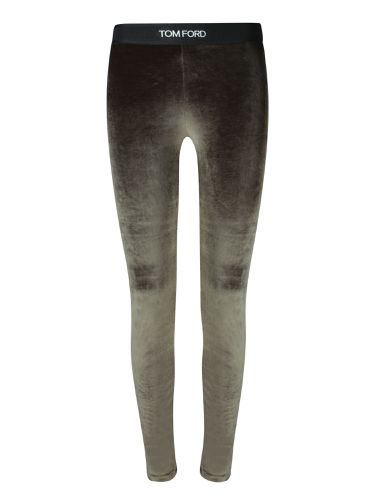 Stretch Lustrous Velour Signature Leggings - Tom Ford - Modalova