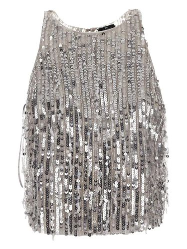 Elisabetta Franchi Paillettes Top - Elisabetta Franchi - Modalova